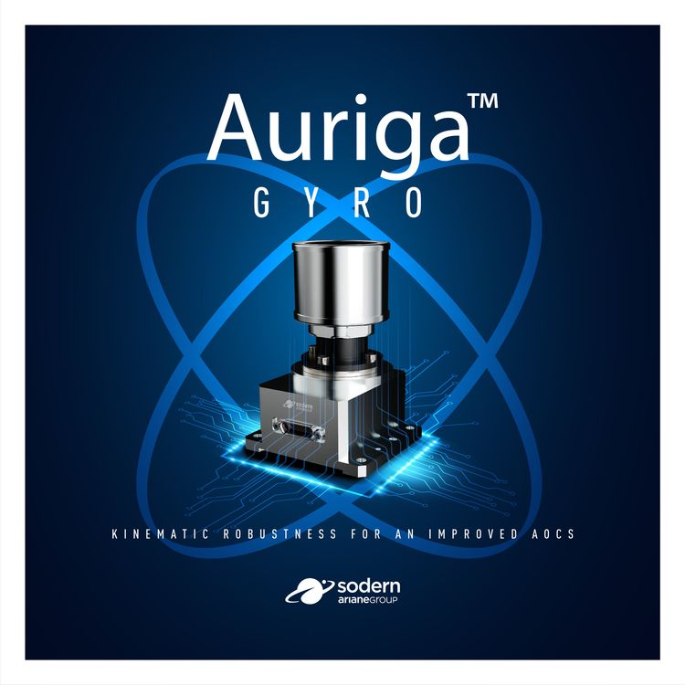 Sodern announces the launch of its new Auriga™ Gyro satellite equipment at the 4S Symposium